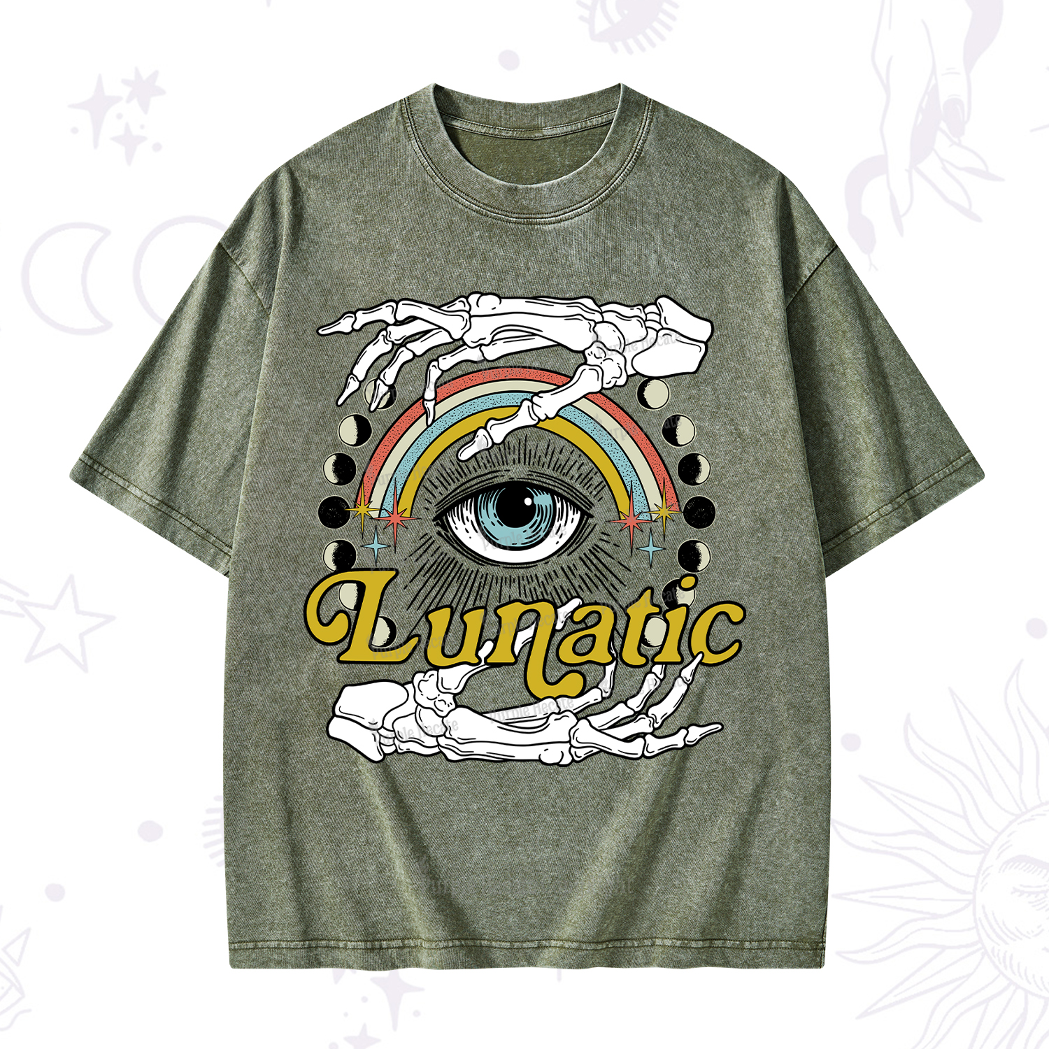 Purplehecate Lunatic Washed T-Shirt