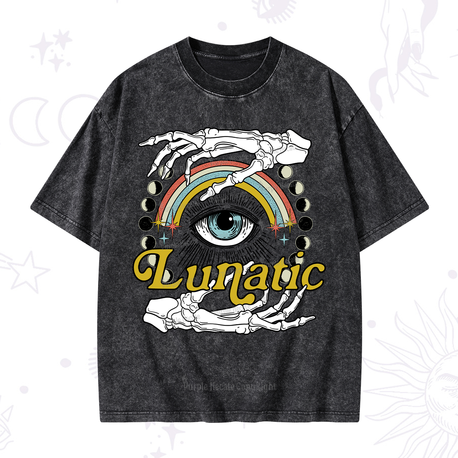 Purplehecate Lunatic Washed T-Shirt