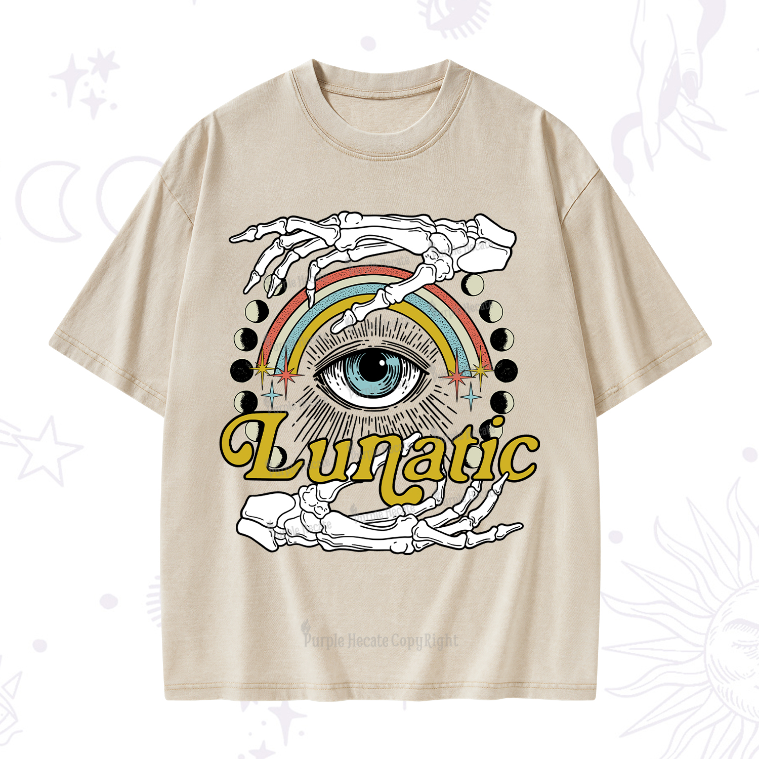 Purplehecate Lunatic Washed T-Shirt