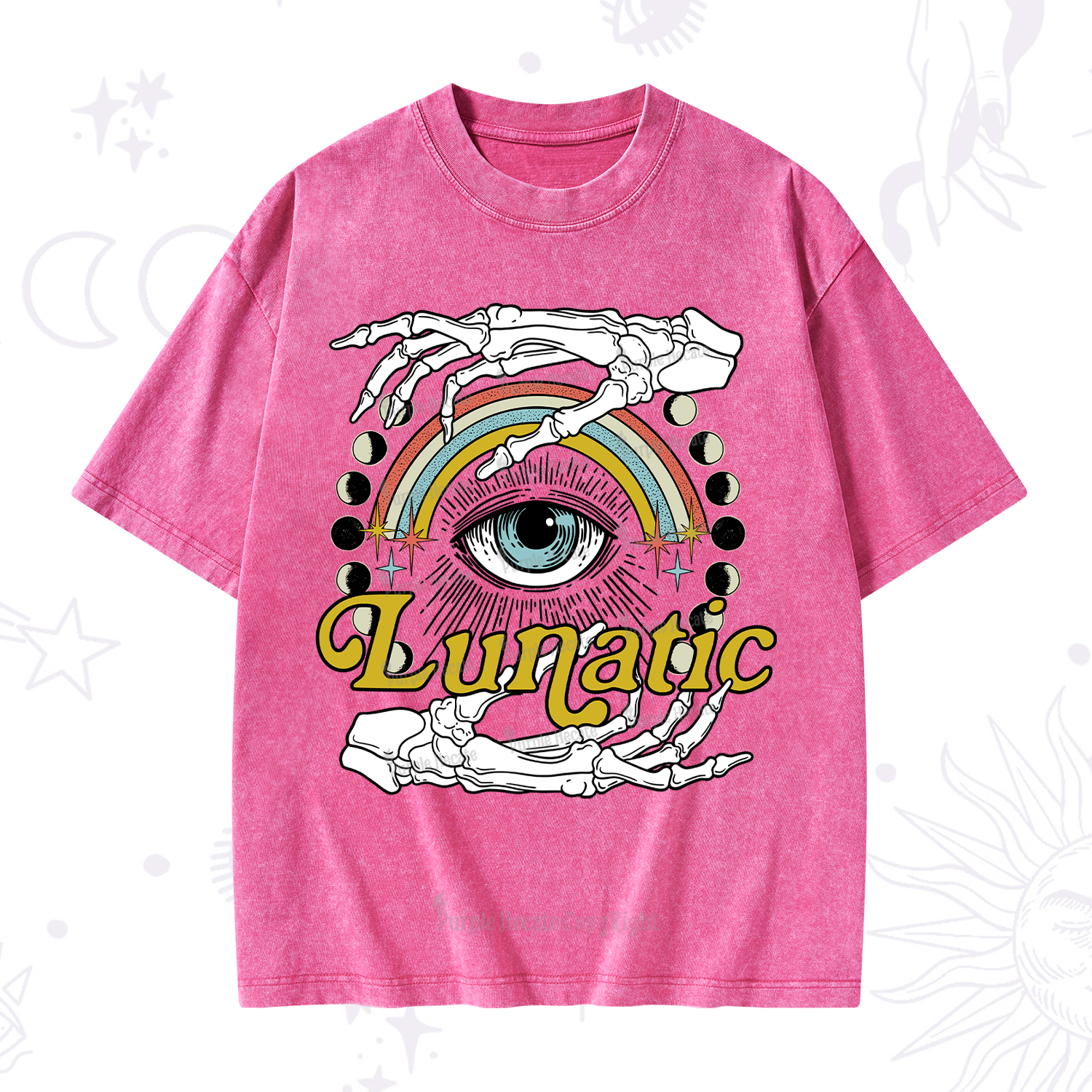Purplehecate Lunatic Washed T-Shirt