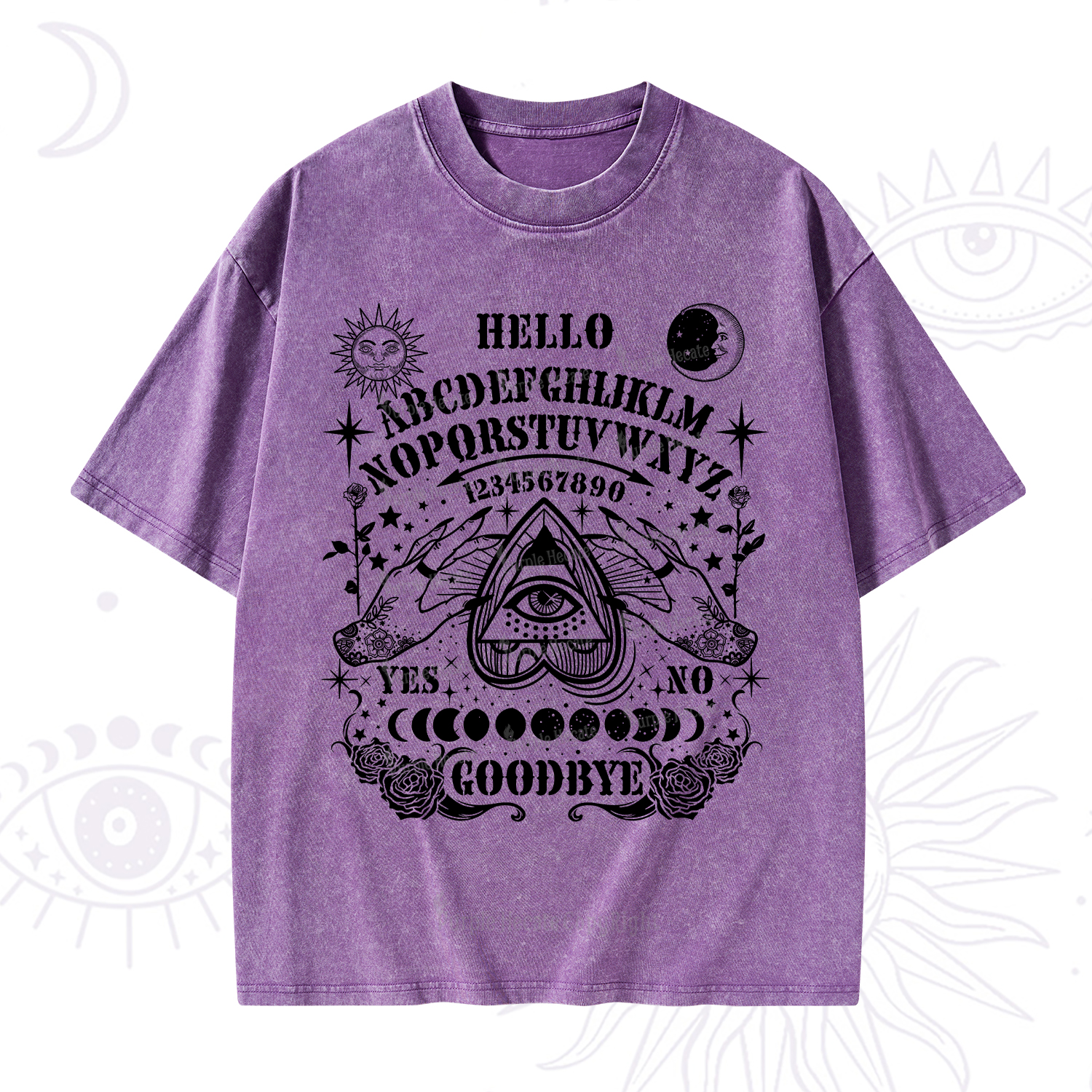 Purplehecate Hello Goodbye Washed T-Shirt