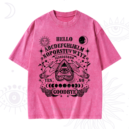 Purplehecate Hello Goodbye Washed T-Shirt
