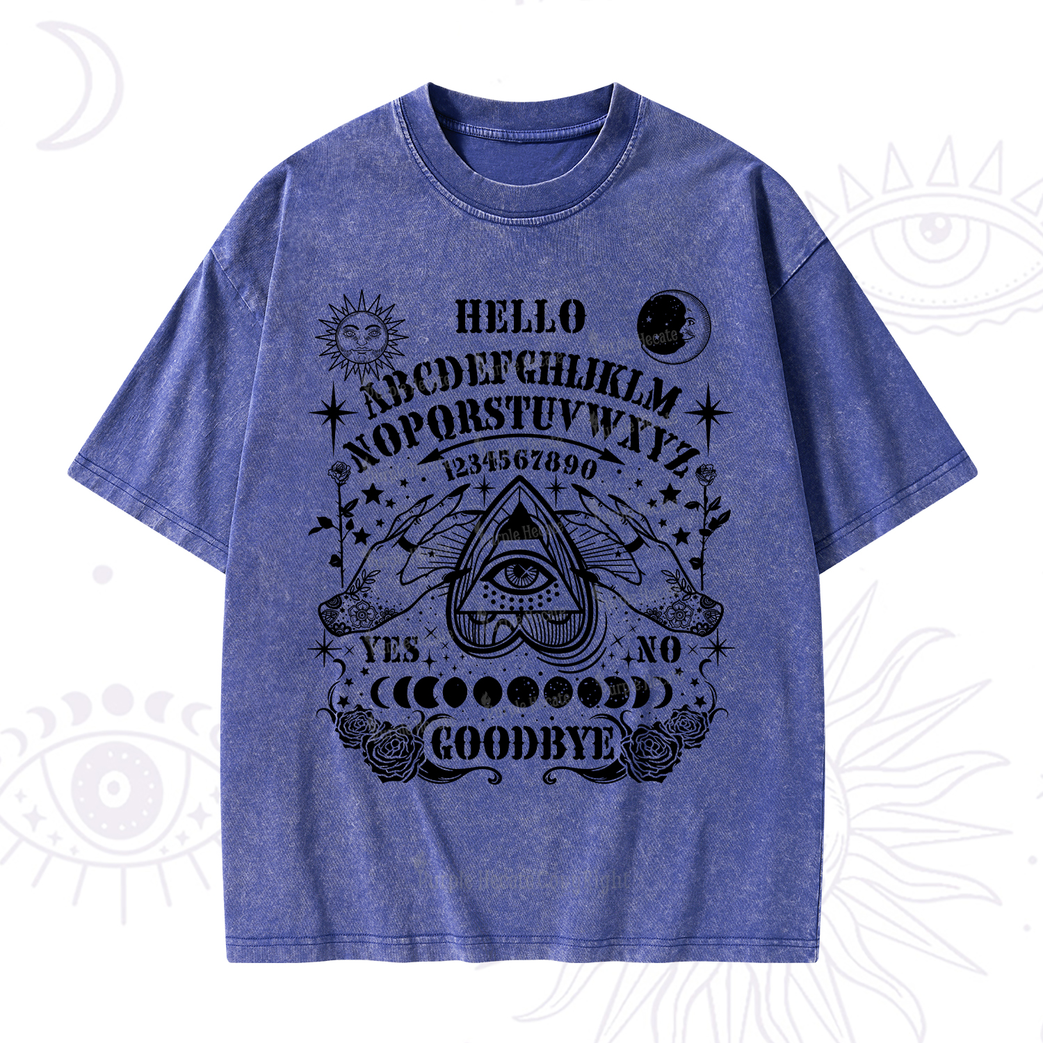 Purplehecate Hello Goodbye Washed T-Shirt