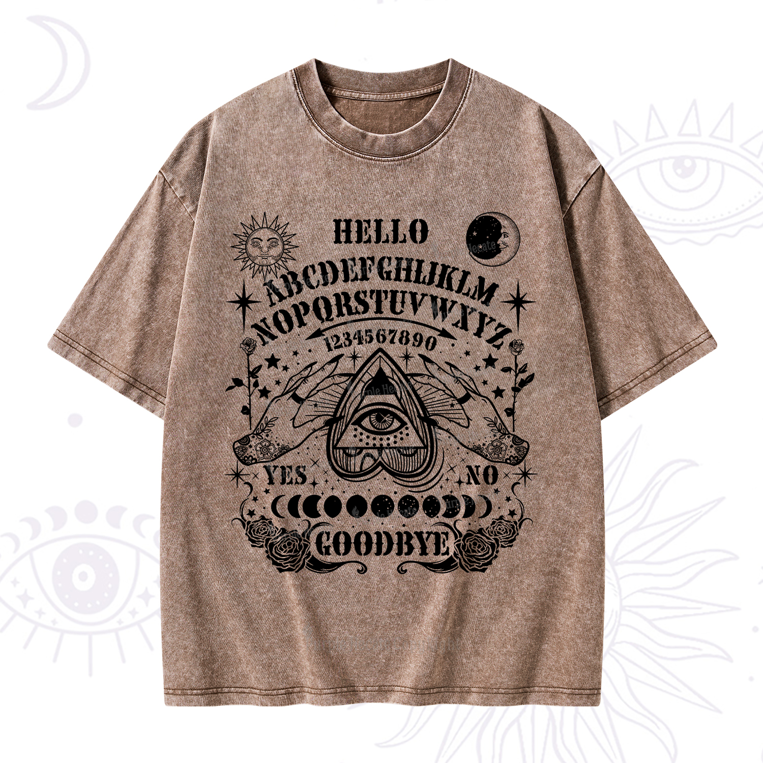 Purplehecate Hello Goodbye Washed T-Shirt