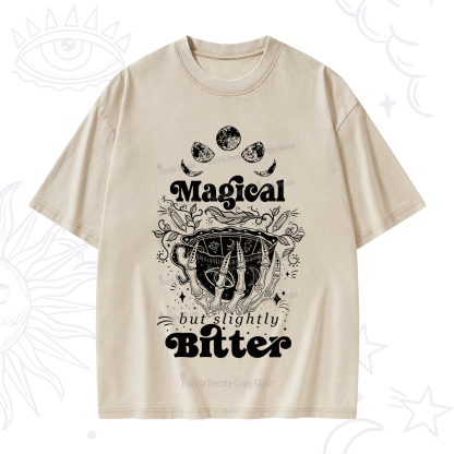 Purplehecate Magical But Slightly Bitter Washed T-Shirt