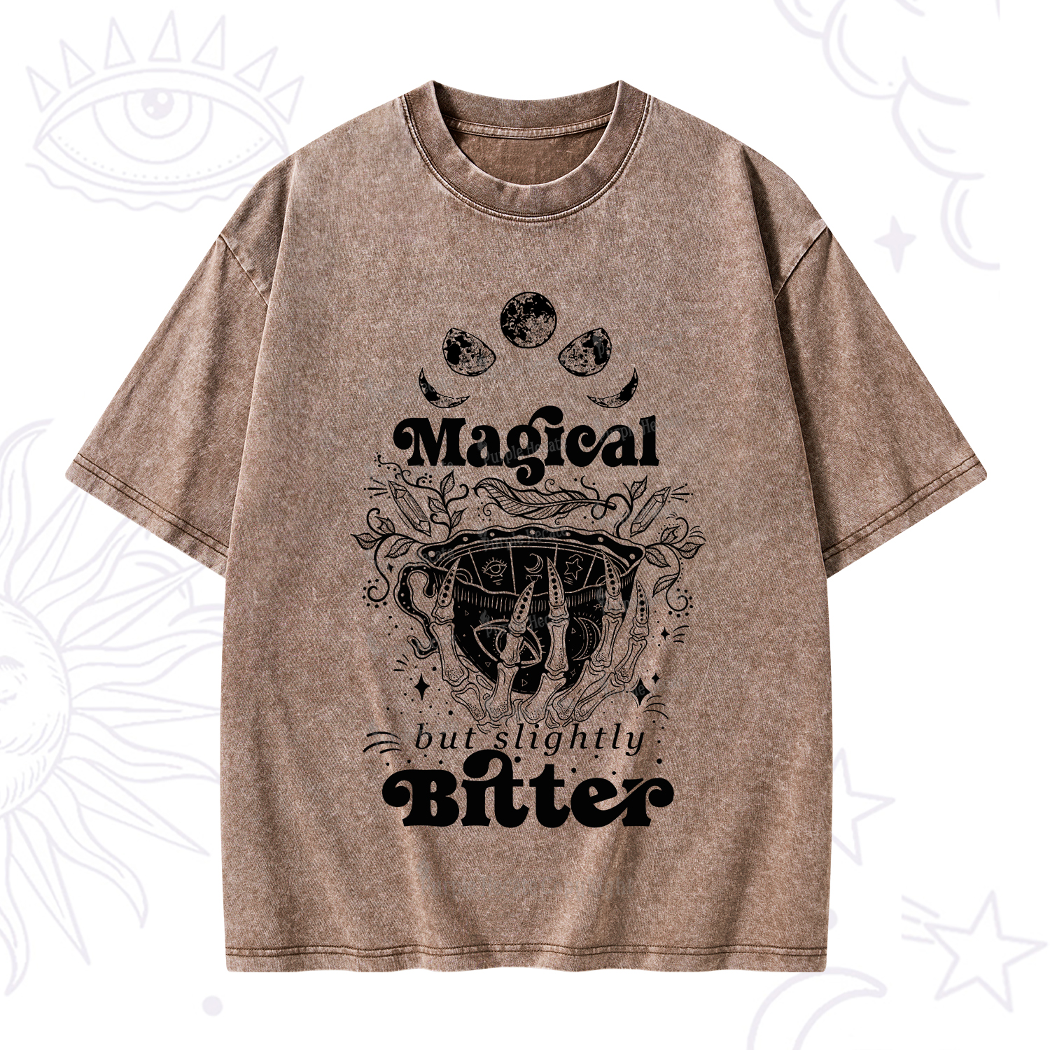 Purplehecate Magical But Slightly Bitter Washed T-Shirt
