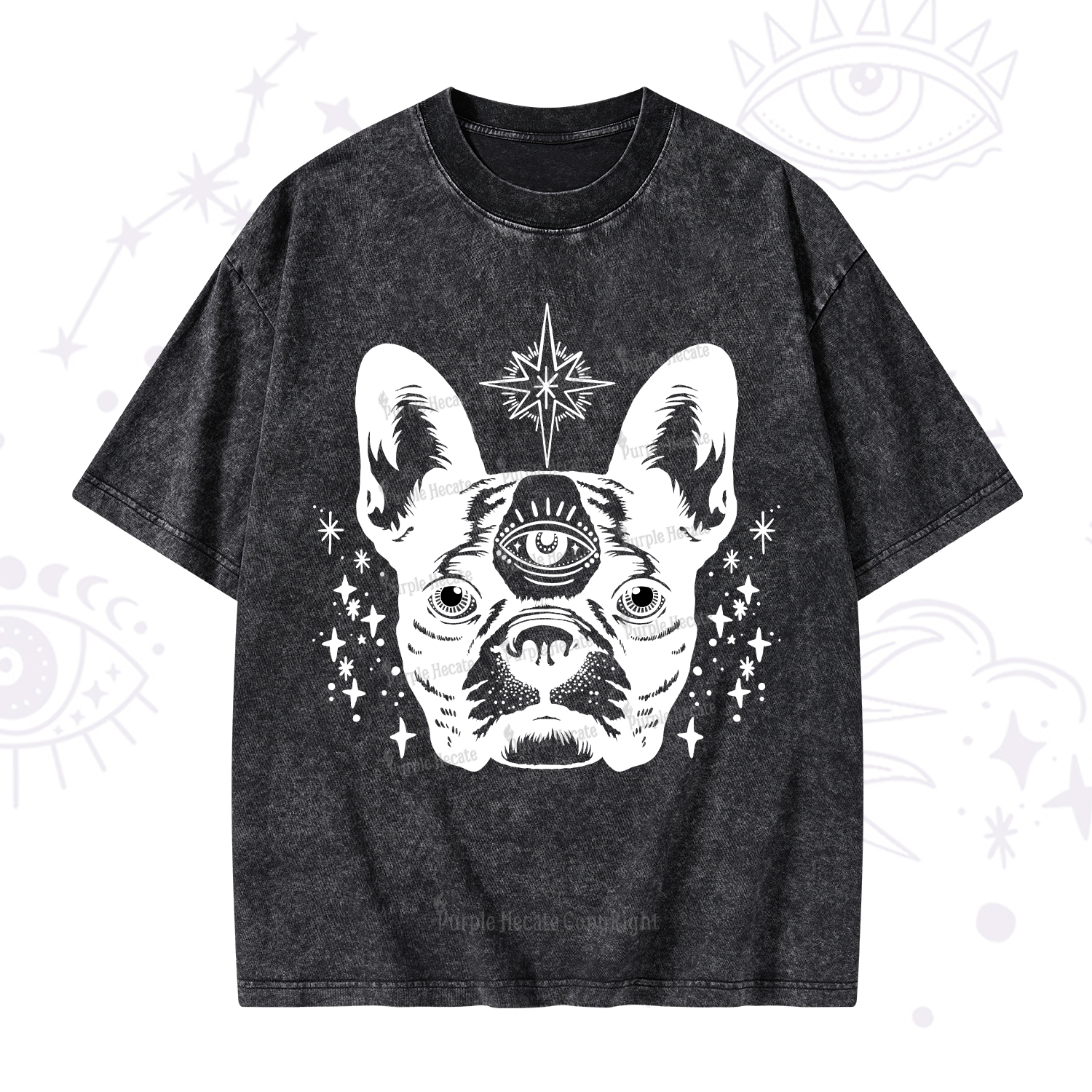 Purplehecate Like A Boss Washed T-Shirt