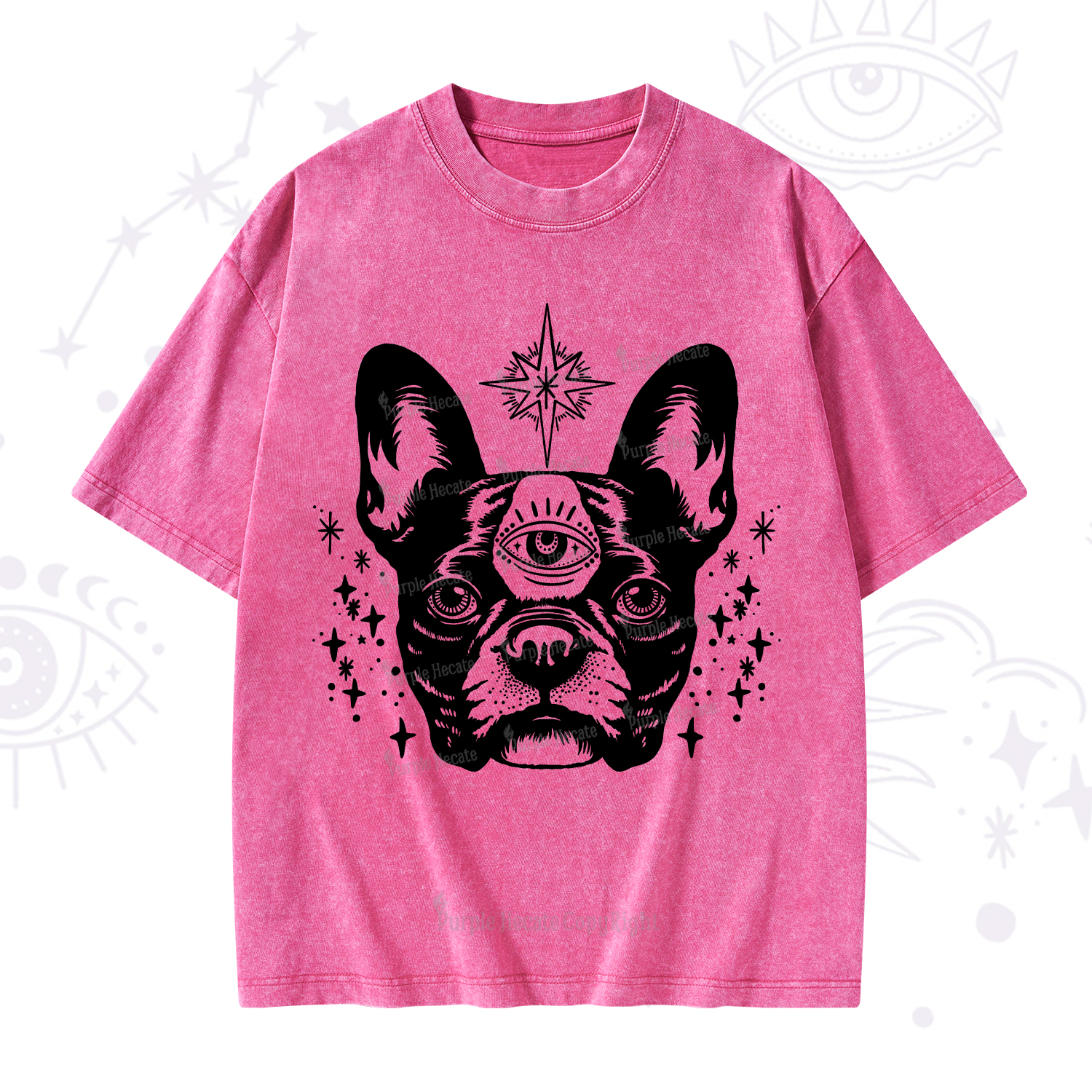Purplehecate Like A Boss Washed T-Shirt