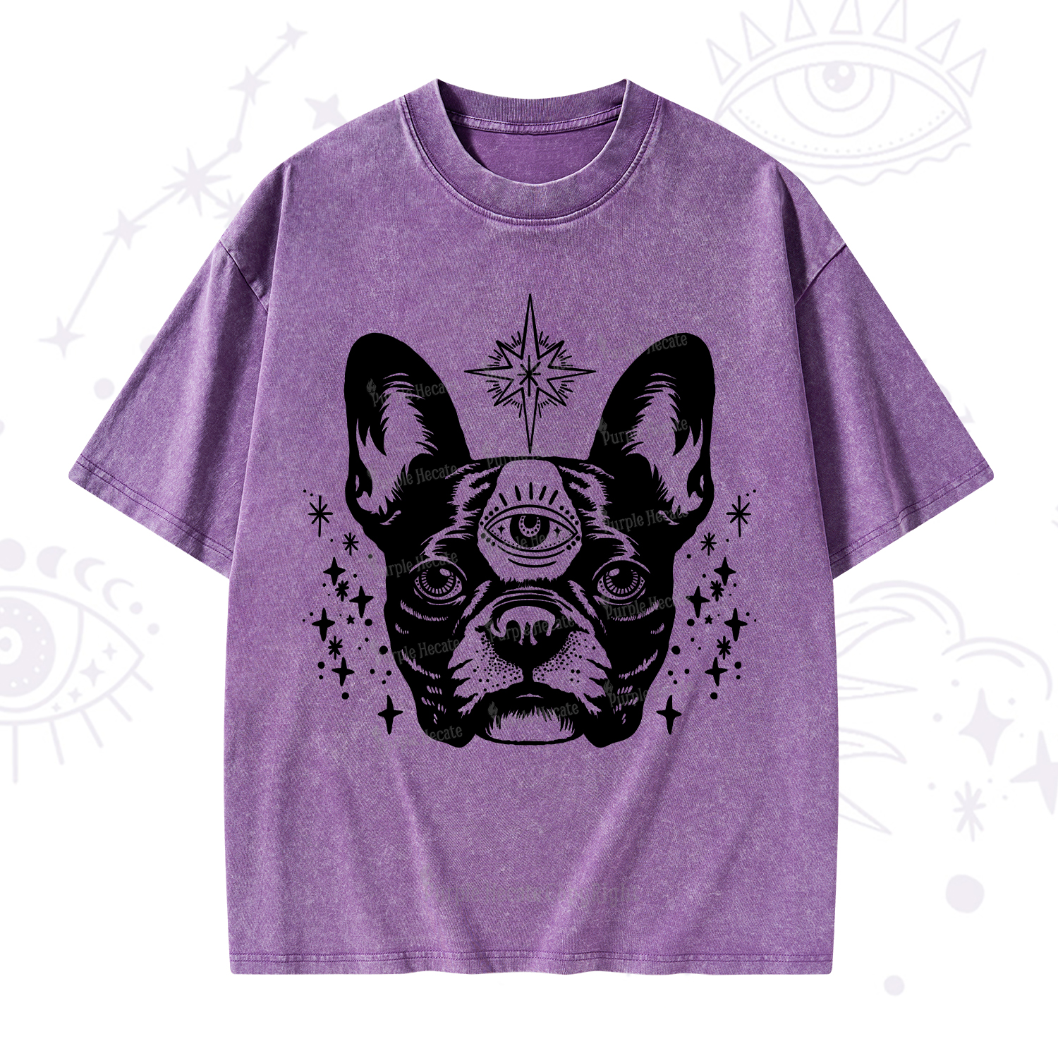 Purplehecate Like A Boss Washed T-Shirt