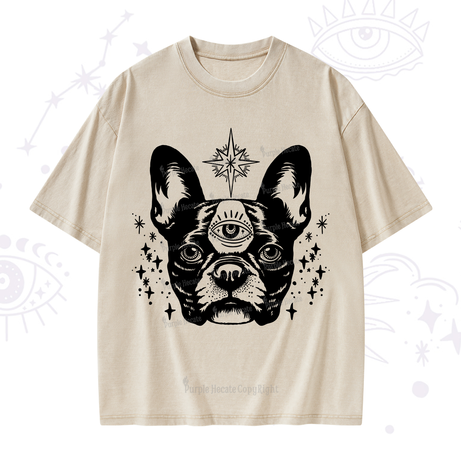 Purplehecate Like A Boss Washed T-Shirt