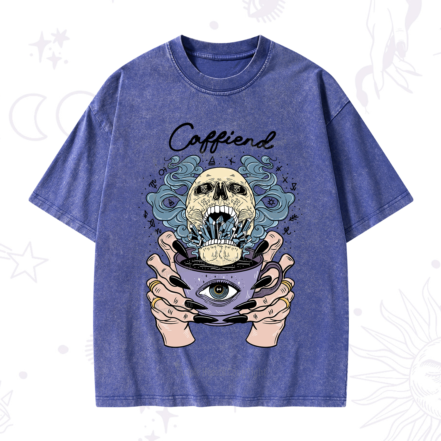 Purplehecate Caffiend Washed T-Shirt