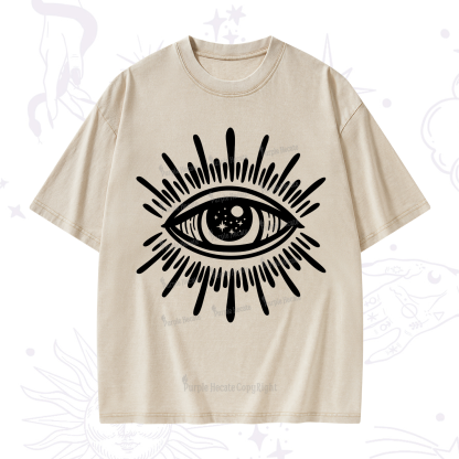 Purplehecate Evil Eye Washed T-Shirt
