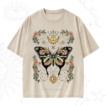 Purplehecate I Am Opening Washed T-Shirt