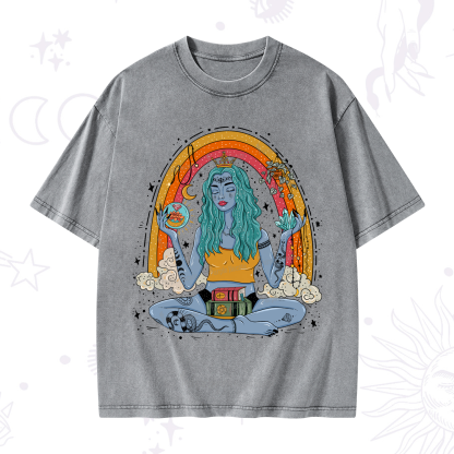 Purplehecate I'm The Queen Of All My Dreams Washed T-Shirt