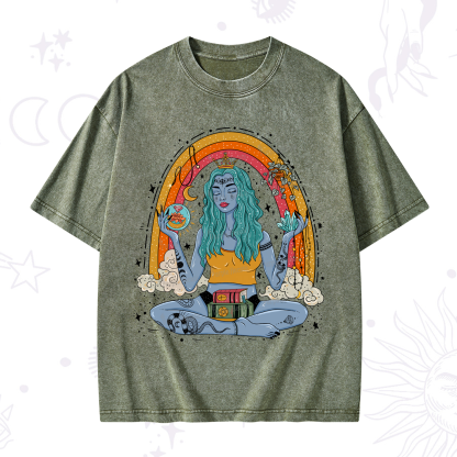 Purplehecate I'm The Queen Of All My Dreams Washed T-Shirt