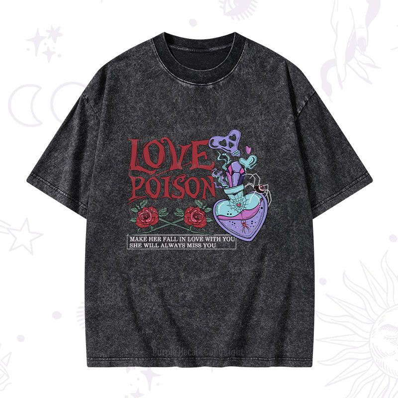 Purplehecate Love Poison Washed T-Shirt