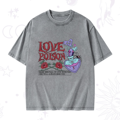 Purplehecate Love Poison Washed T-Shirt