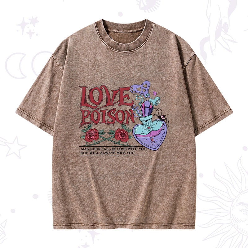 Purplehecate Love Poison Washed T-Shirt