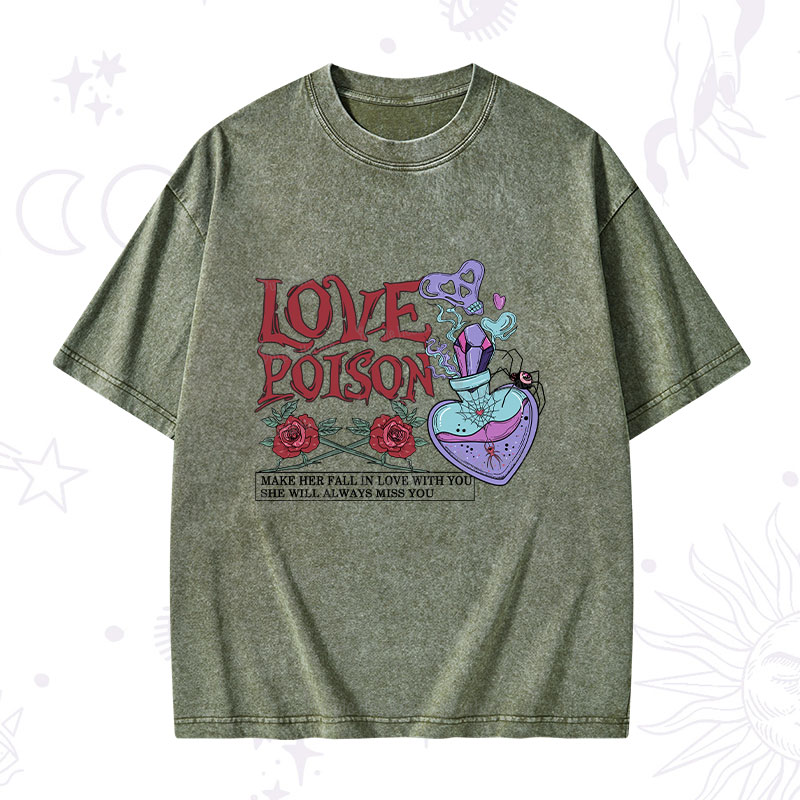 Purplehecate Love Poison Washed T-Shirt