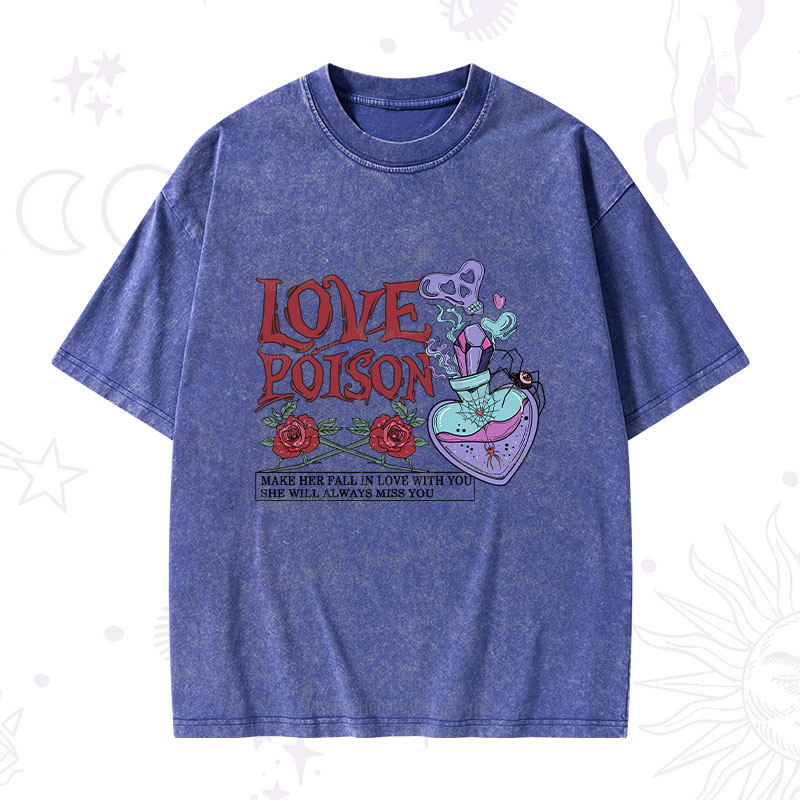 Purplehecate Love Poison Washed T-Shirt