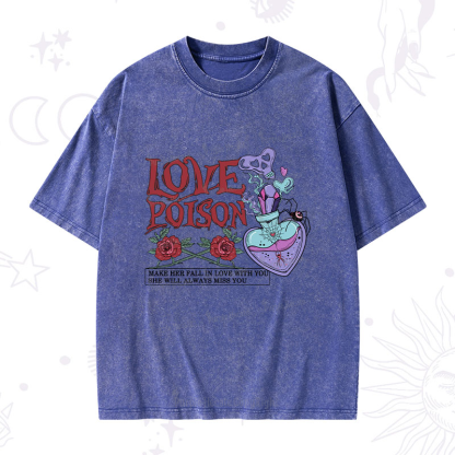 Purplehecate Love Poison Washed T-Shirt