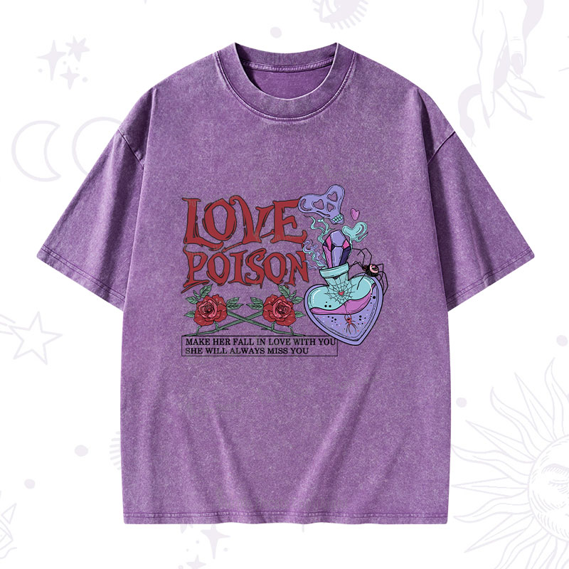 Purplehecate Love Poison Washed T-Shirt