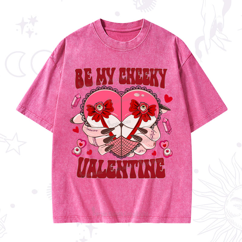 Purplehecate Be My Cheeky Valentine Washed T-Shirt