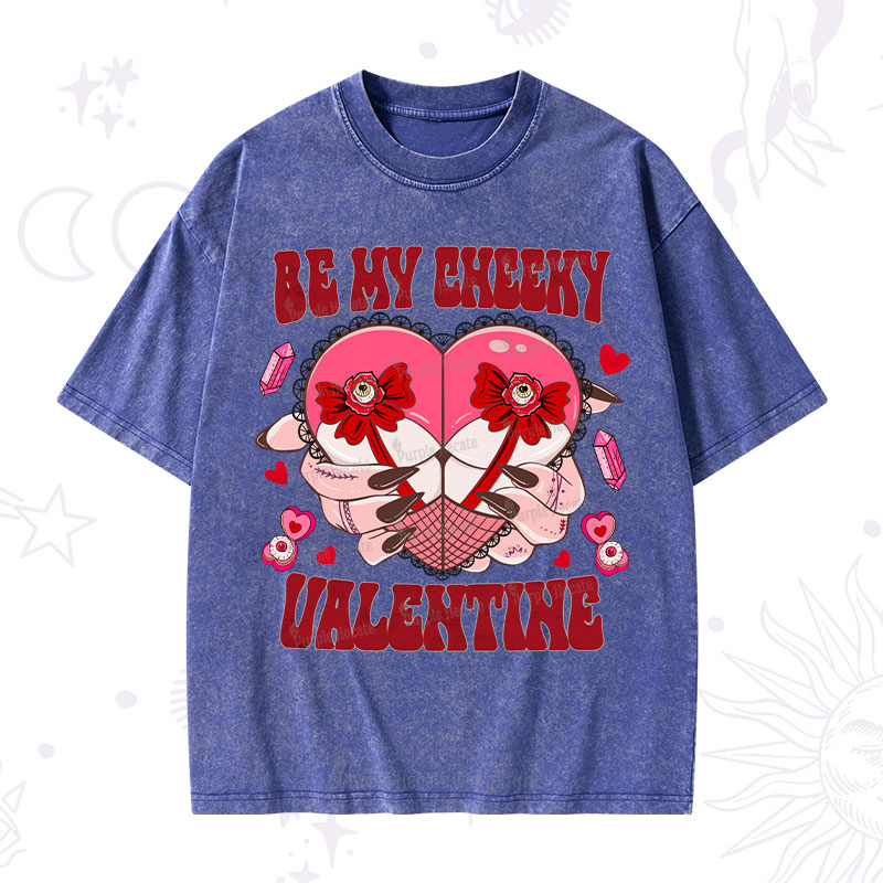 Purplehecate Be My Cheeky Valentine Washed T-Shirt
