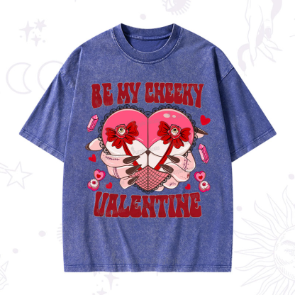 Purplehecate Be My Cheeky Valentine Washed T-Shirt