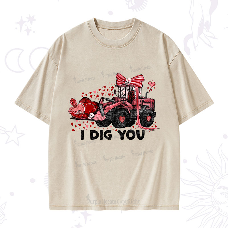 Purplehecate I Dig You Washed T-Shirt