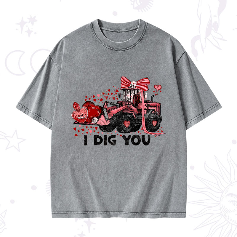 Purplehecate I Dig You Washed T-Shirt