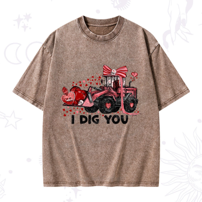 Purplehecate I Dig You Washed T-Shirt