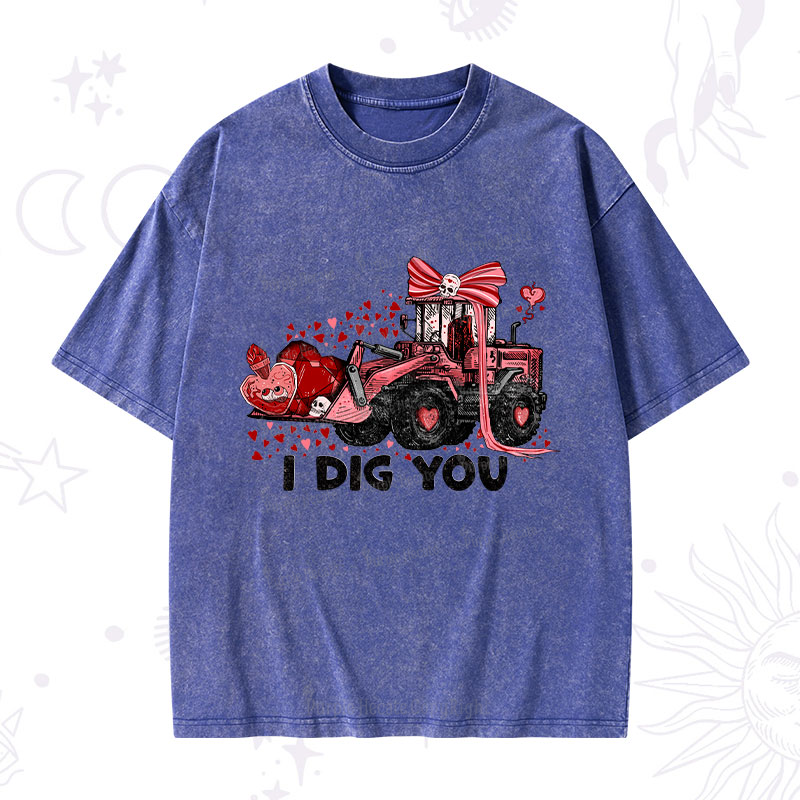 Purplehecate I Dig You Washed T-Shirt