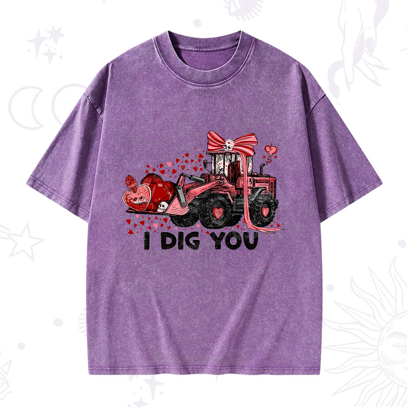 Purplehecate I Dig You Washed T-Shirt