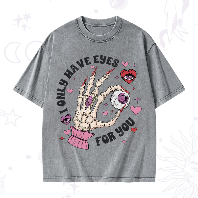 Purplehecate I Only Have Eyes For You Washed T-Shirt