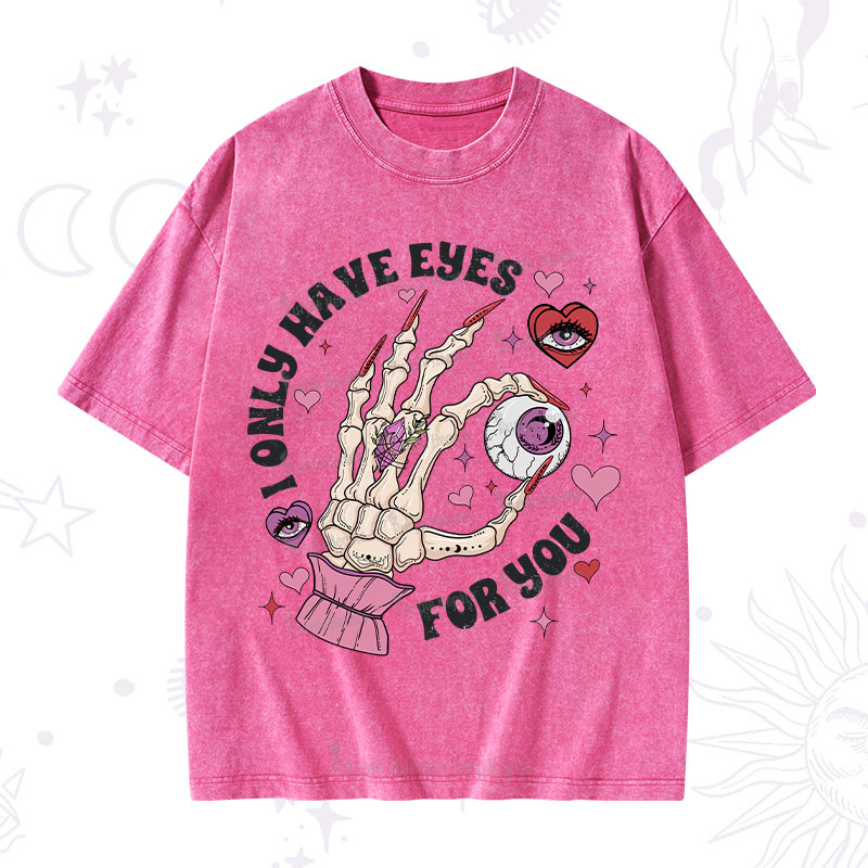 Purplehecate I Only Have Eyes For You Washed T-Shirt
