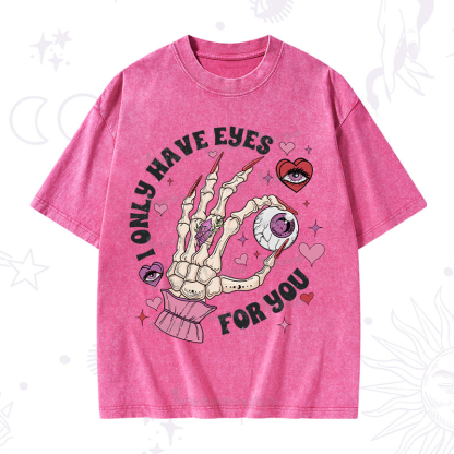 Purplehecate I Only Have Eyes For You Washed T-Shirt