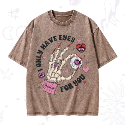 Purplehecate I Only Have Eyes For You Washed T-Shirt