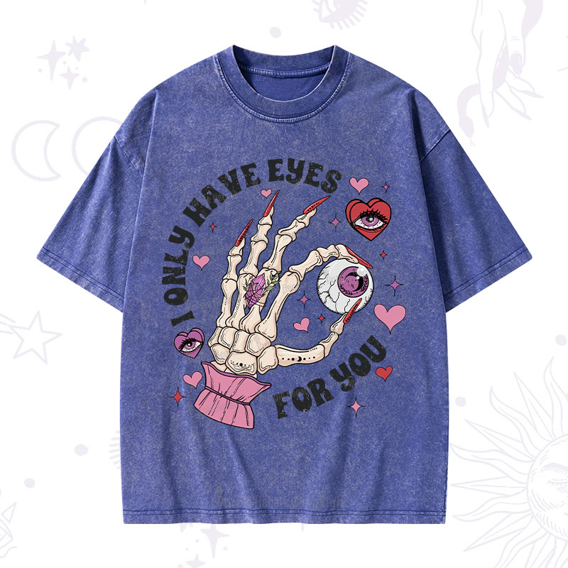Purplehecate I Only Have Eyes For You Washed T-Shirt