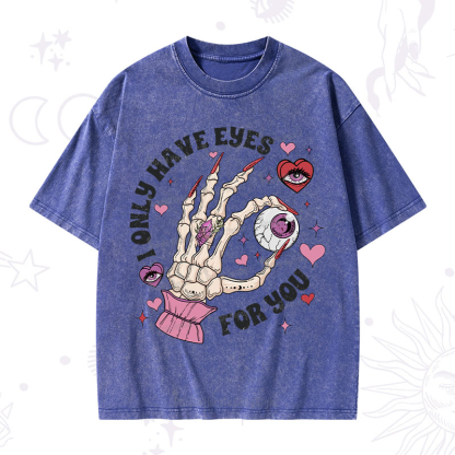 Purplehecate I Only Have Eyes For You Washed T-Shirt