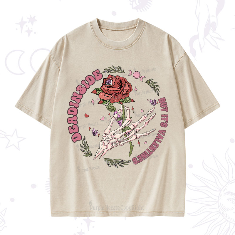Purplehecate Valentine's Day Ready Valentine Washed T-Shirt