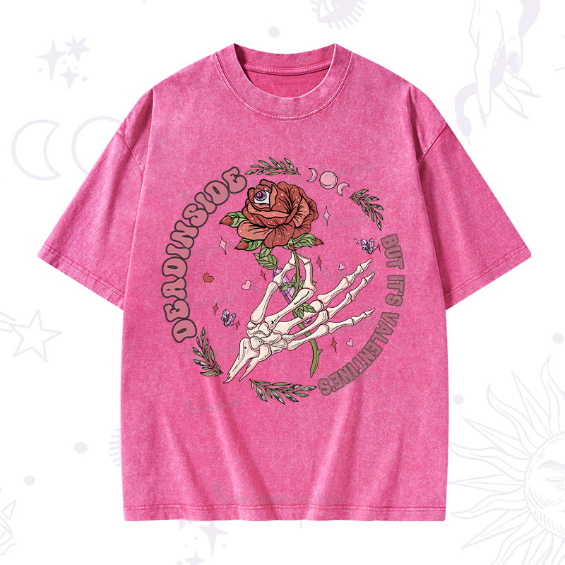 Purplehecate Valentine's Day Ready Valentine Washed T-Shirt