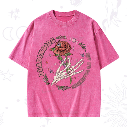 Purplehecate Valentine's Day Ready Valentine Washed T-Shirt