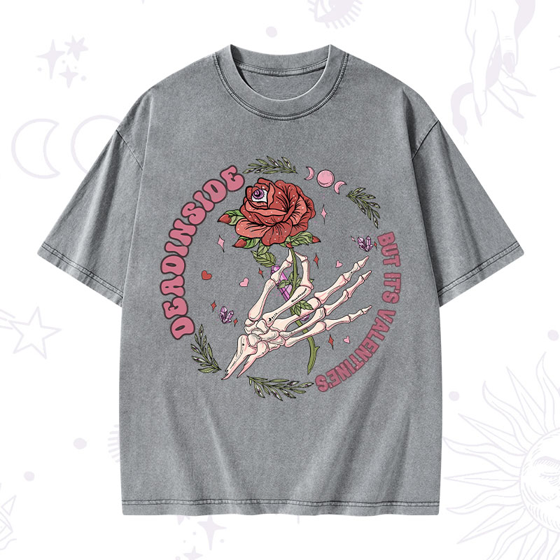 Purplehecate Valentine's Day Ready Valentine Washed T-Shirt