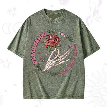 Purplehecate Valentine's Day Ready Valentine Washed T-Shirt