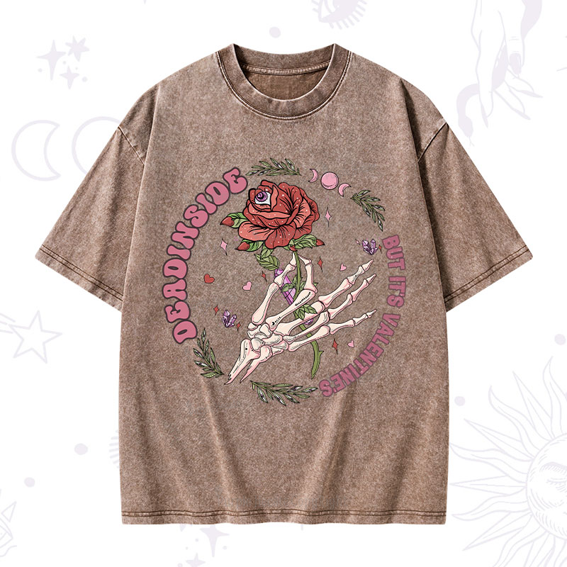 Purplehecate Valentine's Day Ready Valentine Washed T-Shirt
