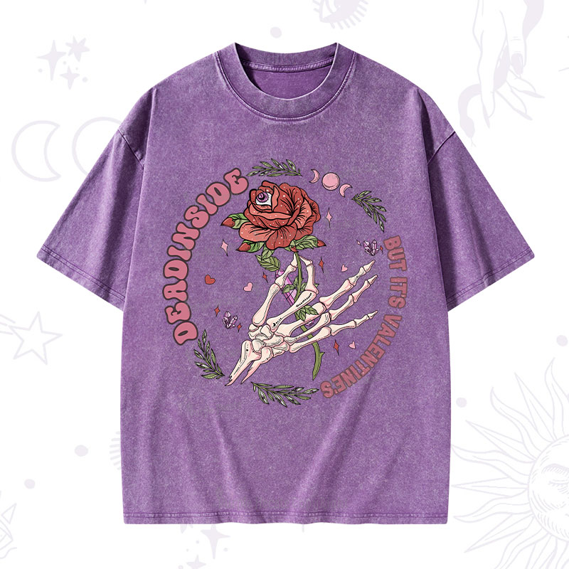Purplehecate Valentine's Day Ready Valentine Washed T-Shirt
