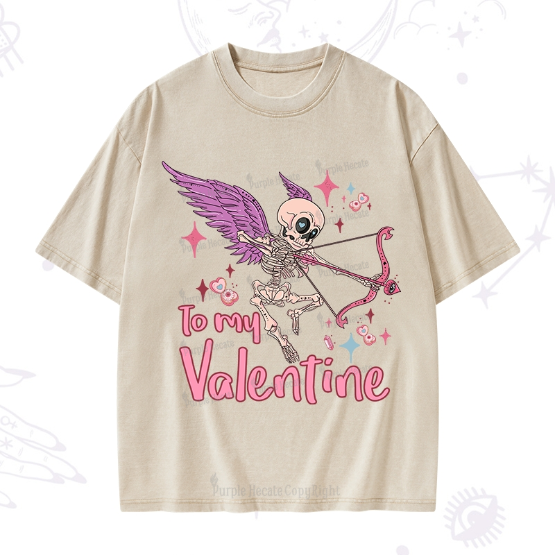 Purplehecate To My Valentine Washed T-Shirt