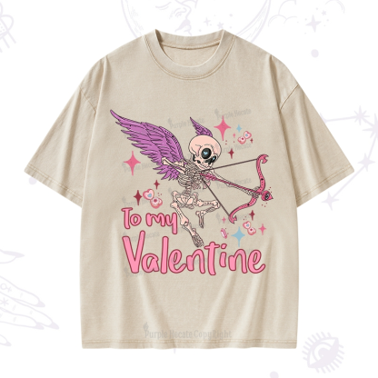 Purplehecate To My Valentine Washed T-Shirt