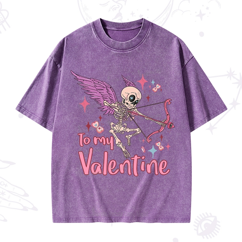 Purplehecate To My Valentine Washed T-Shirt